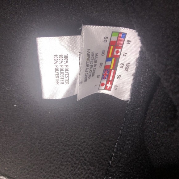 Spyder Men's Size M 1/4 Zip Sweatshirt Sweater Grey/Black Fleece Lined - Picture 8 of 9